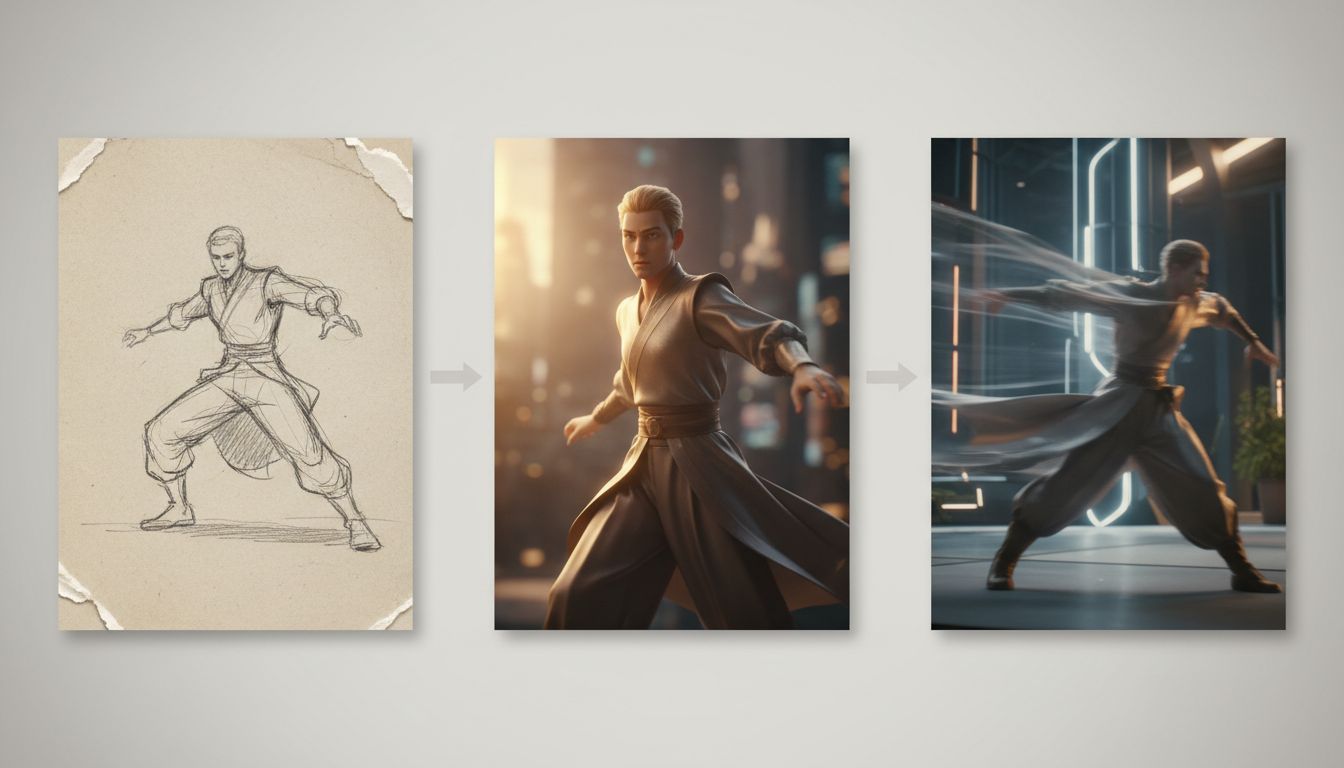 ai-video-workflow-collage